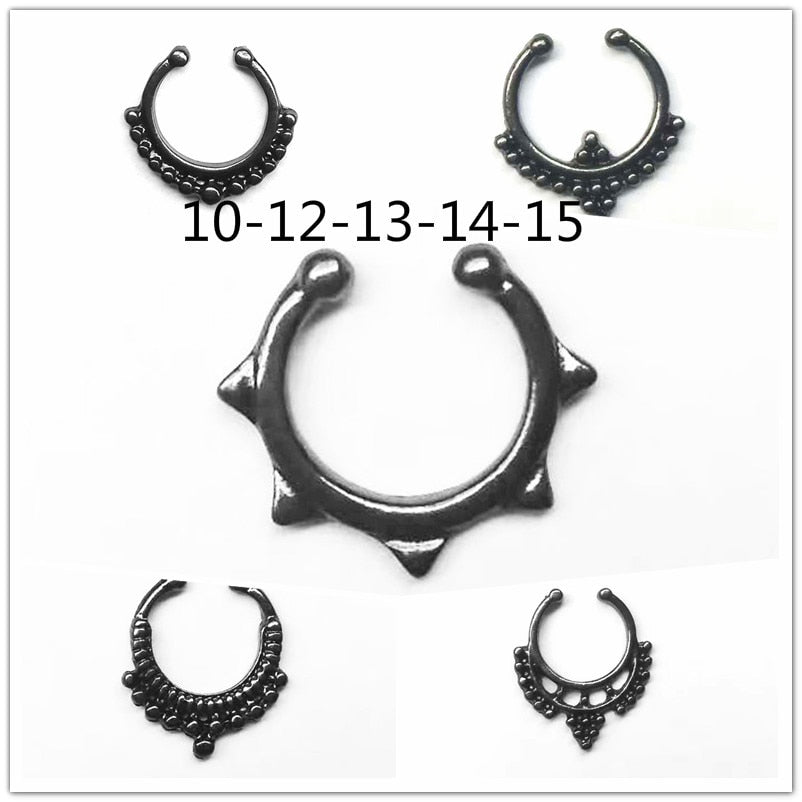 5 PCS Set Faux Septum Piercing - The Witchy Gypsy