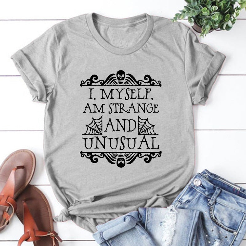 Vintage Tshirt, I Myself Am Strange and Unusual Tshirt - The Witchy Gypsy