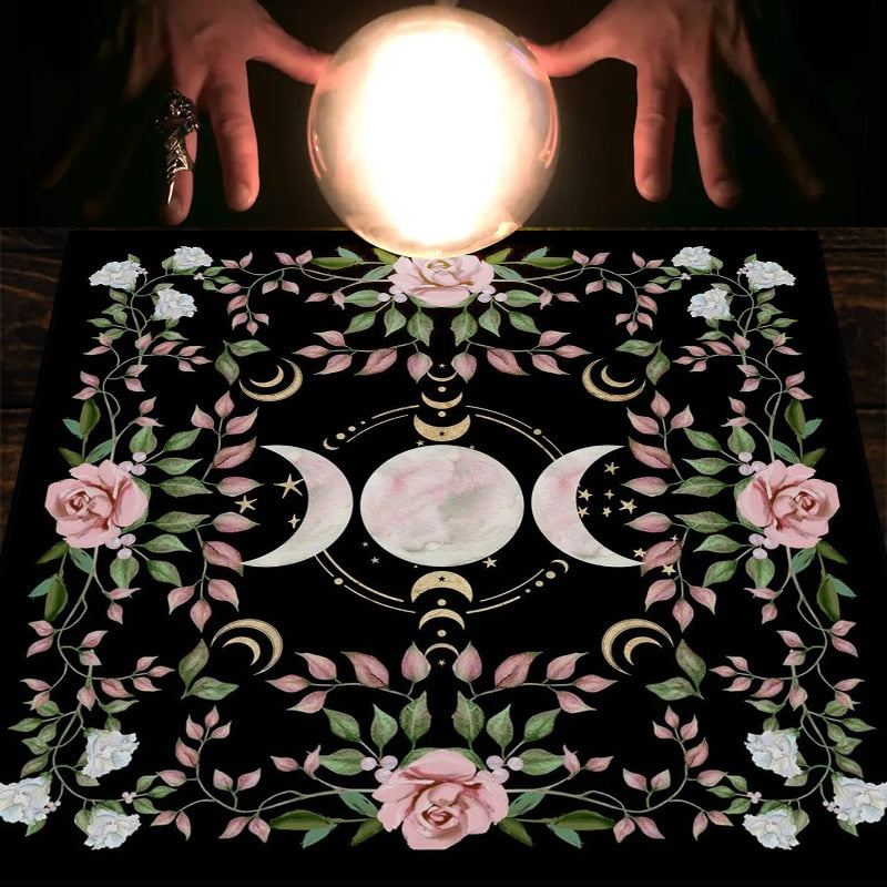 Triple Moon Altar Cloth - The Witchy Gypsy