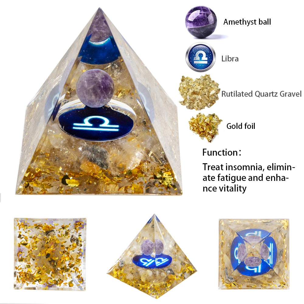 Natural Crystal Energy Generator Pyramid - The Witchy Gypsy