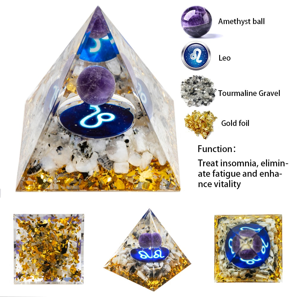 Natural Crystal Energy Generator Pyramid - The Witchy Gypsy