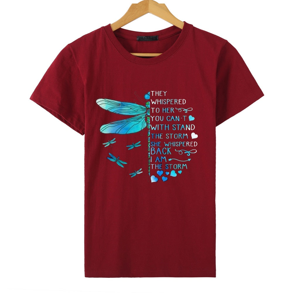 Blue dragonfly Women T Shirt - The Witchy Gypsy