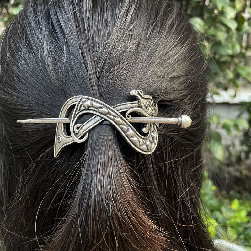 Norse Viking hair clip barrette - The Witchy Gypsy