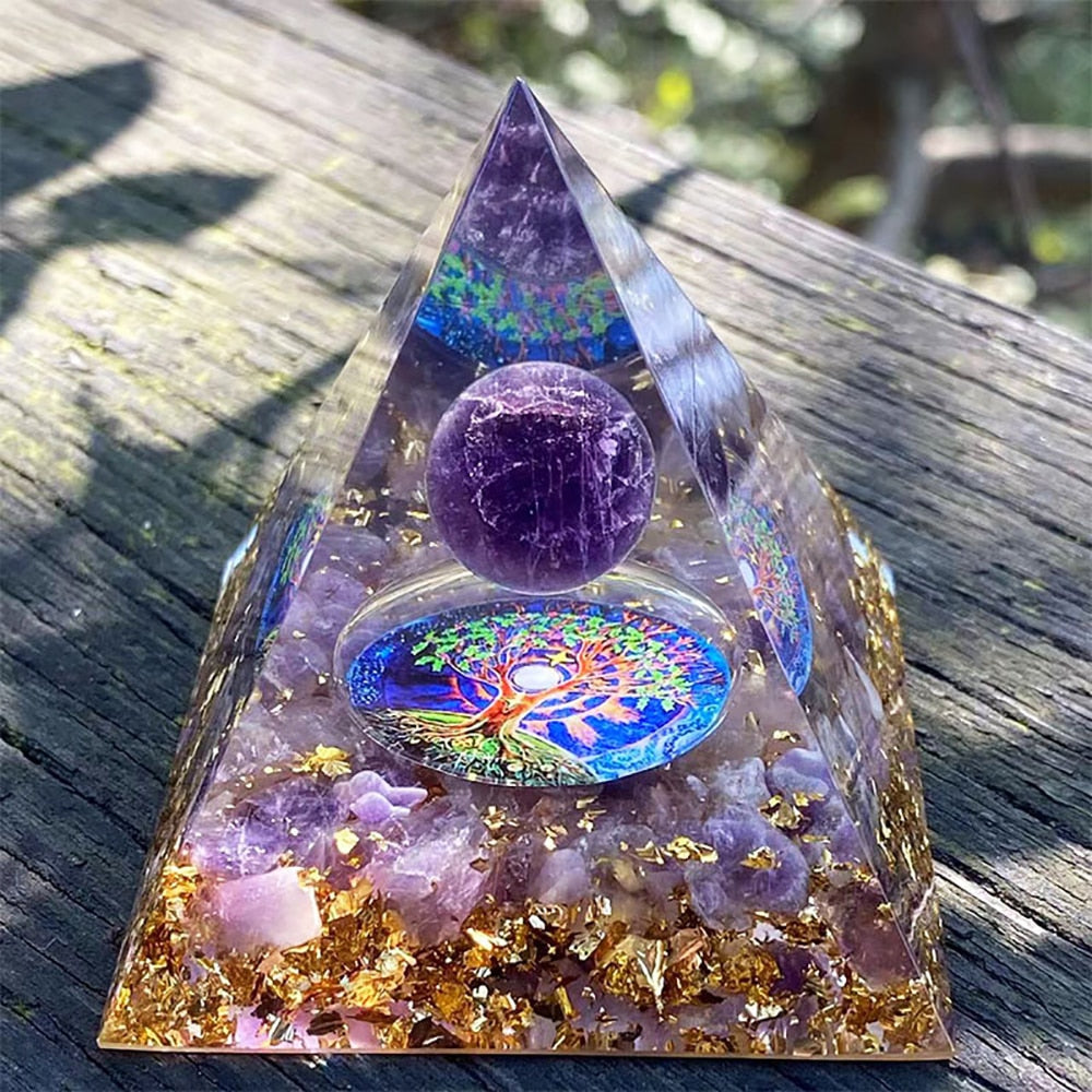 Natural Crystal Energy Generator Pyramid - The Witchy Gypsy