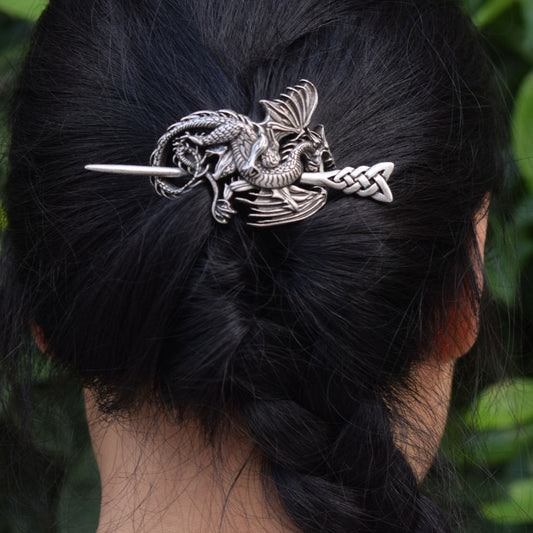 Norse Viking hair clip barrette - The Witchy Gypsy