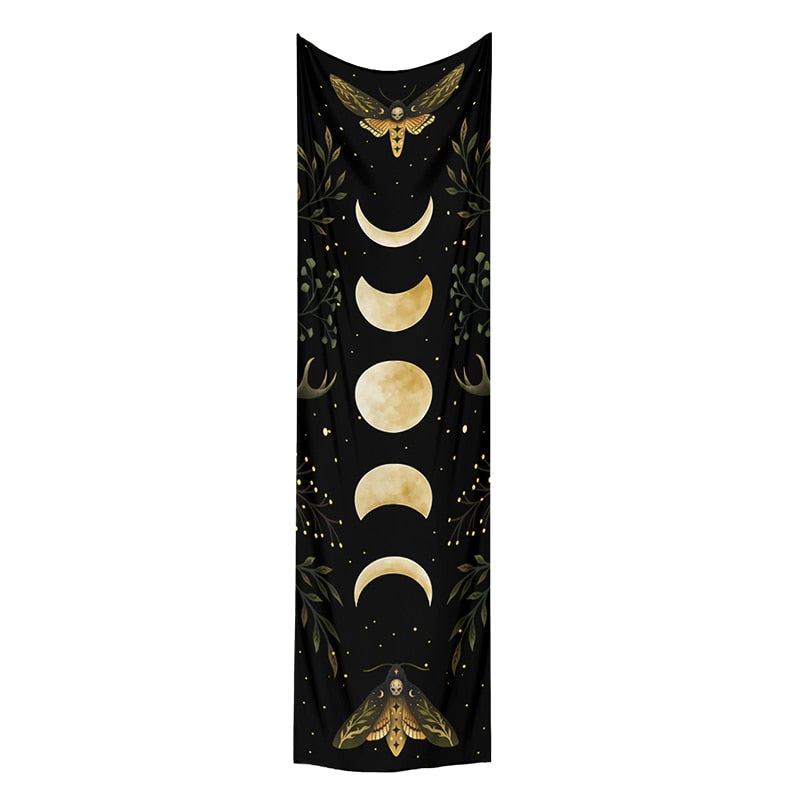 Moon Phase Tapestry Wall Hanging - The Witchy Gypsy