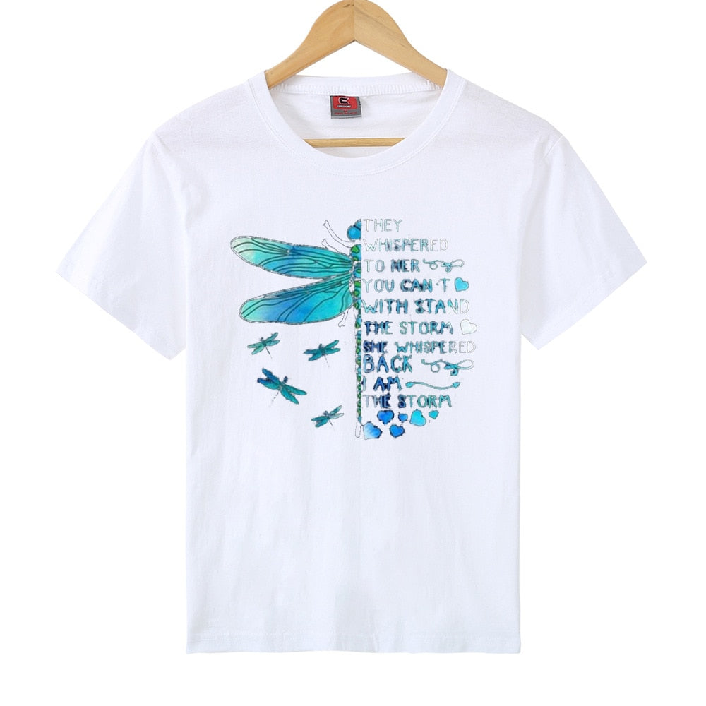 Blue dragonfly Women T Shirt - The Witchy Gypsy