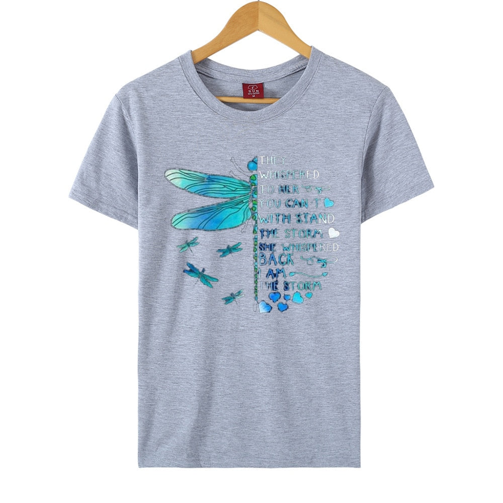 Blue dragonfly Women T Shirt - The Witchy Gypsy