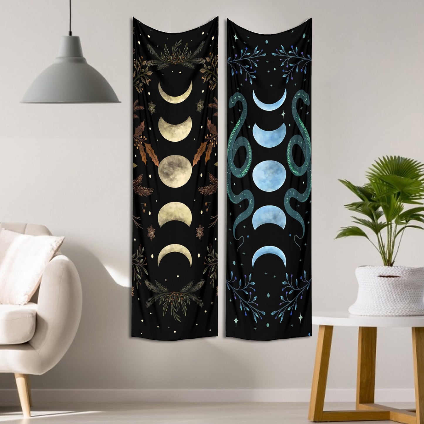 Moon Phase Tapestry Wall Hanging - The Witchy Gypsy