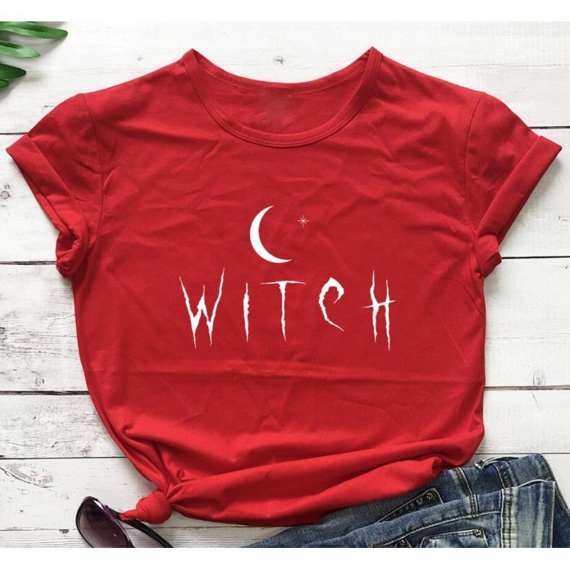 Witch Star Moon T Shirt Short - The Witchy Gypsy