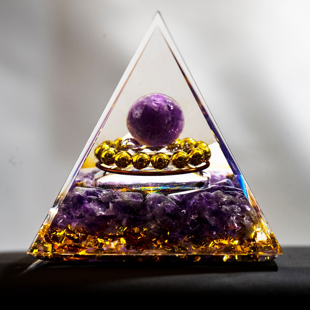 Natural Crystal Energy Generator Pyramid - The Witchy Gypsy