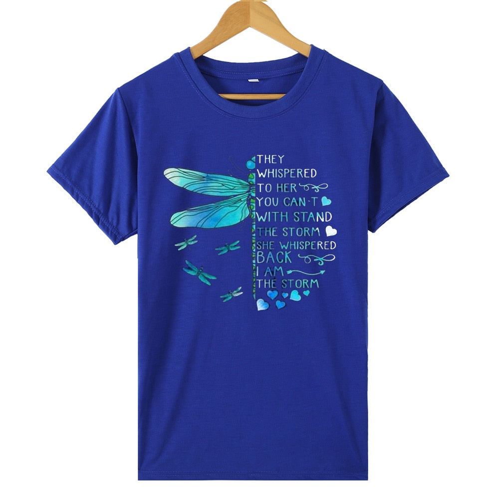 Blue dragonfly Women T Shirt - The Witchy Gypsy