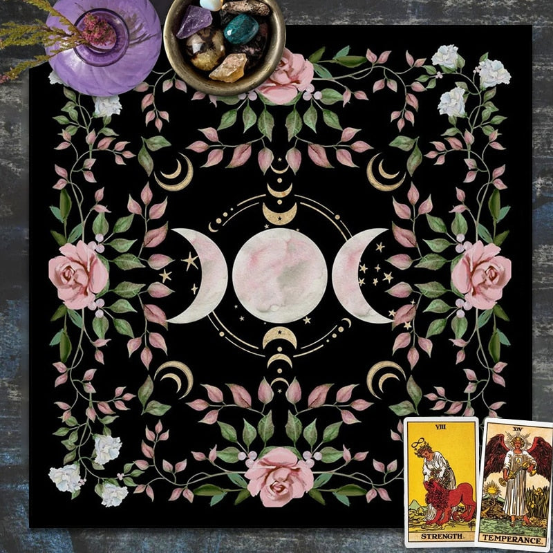 Triple Moon Altar Cloth - The Witchy Gypsy