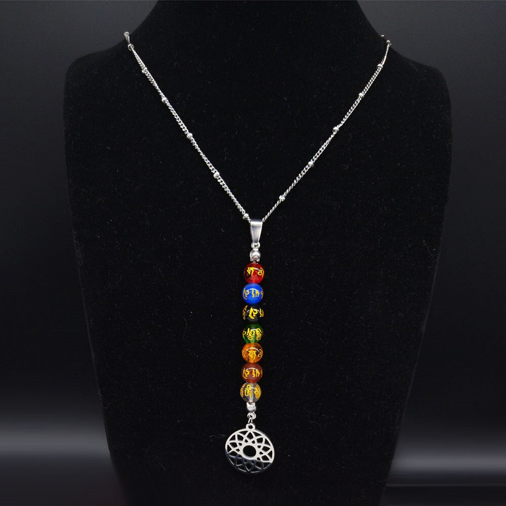 7 Chakra Reiki Healing Spiritual Necklace - The Witchy Gypsy
