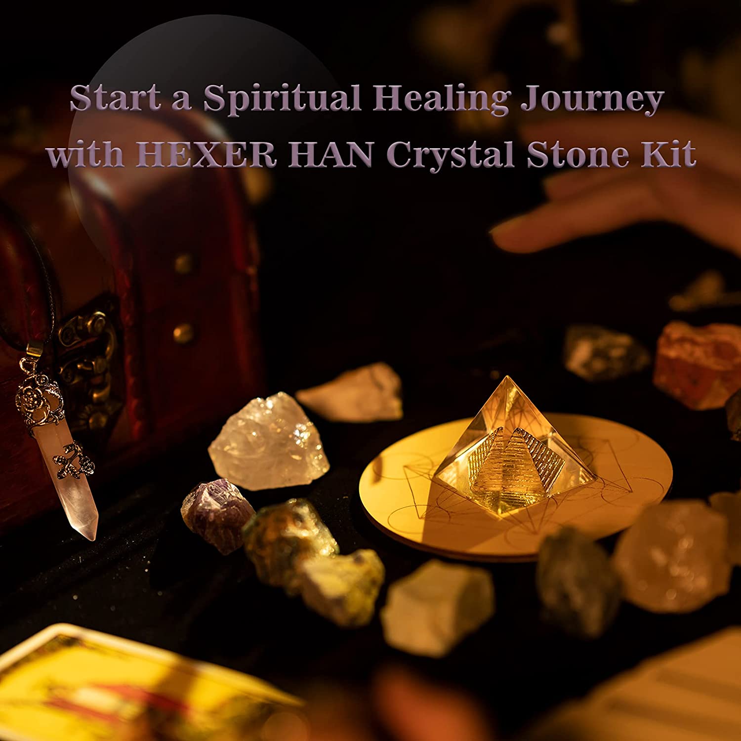 Natural Healing Stones Gift Box - The Witchy Gypsy