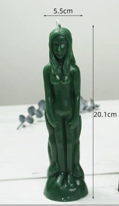 Colored Candle Ritual Female Male Figure - The Witchy Gypsy