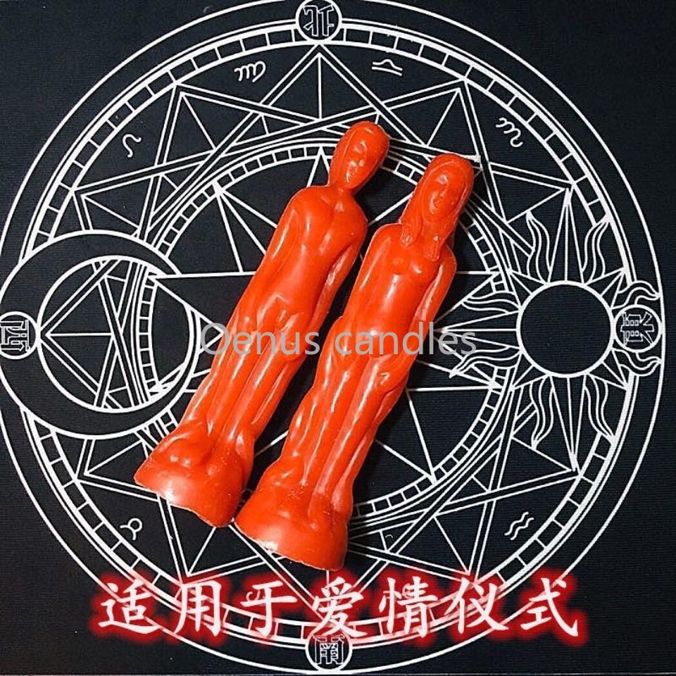 Colored Candle Ritual Female Male Figure - The Witchy Gypsy