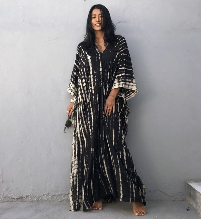 Bohemian Striped Women's Dress - The Witchy Gypsy