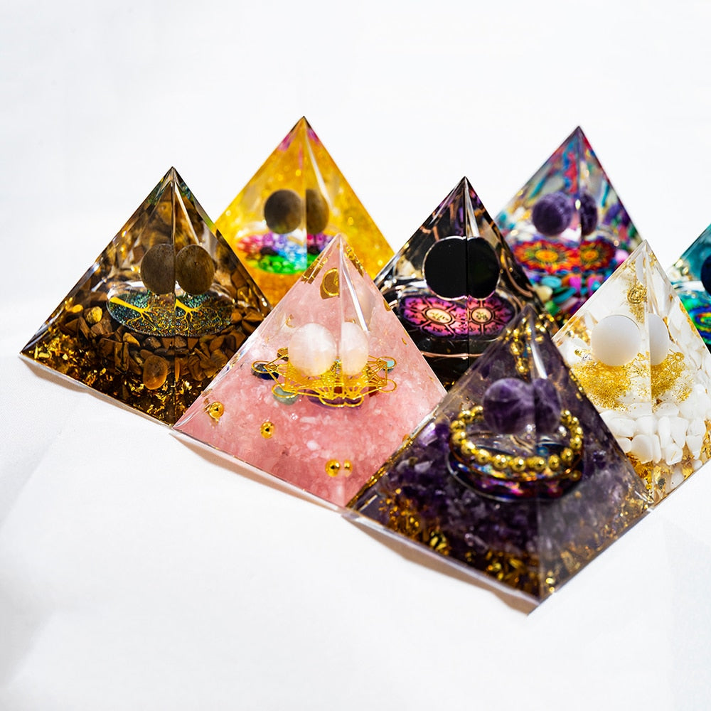 Natural Crystal Energy Generator Pyramid - The Witchy Gypsy