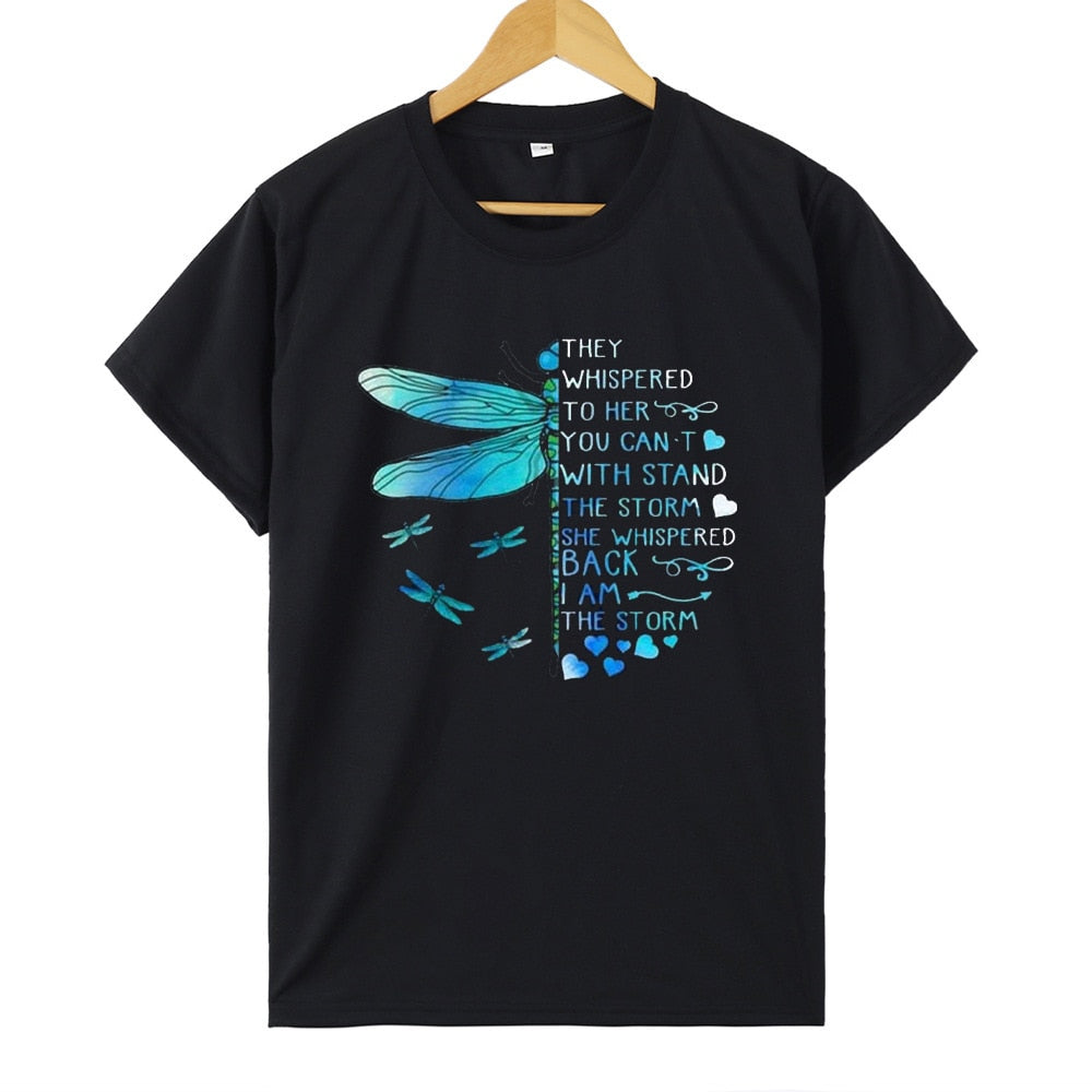 Blue dragonfly Women T Shirt - The Witchy Gypsy