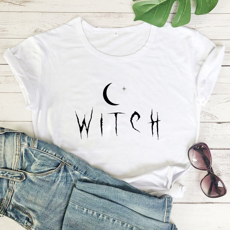 Witch Star Moon T Shirt Short - The Witchy Gypsy