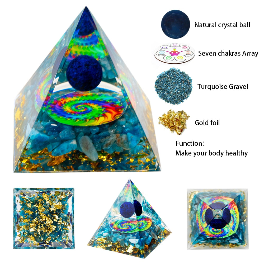 Natural Crystal Energy Generator Pyramid - The Witchy Gypsy