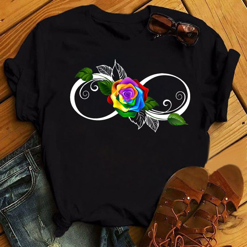 Colorful Butterfly Enfinity T Shirt - The Witchy Gypsy