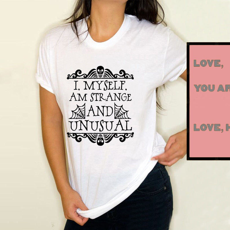 Vintage Tshirt, I Myself Am Strange and Unusual Tshirt- The Witchy Gypsy