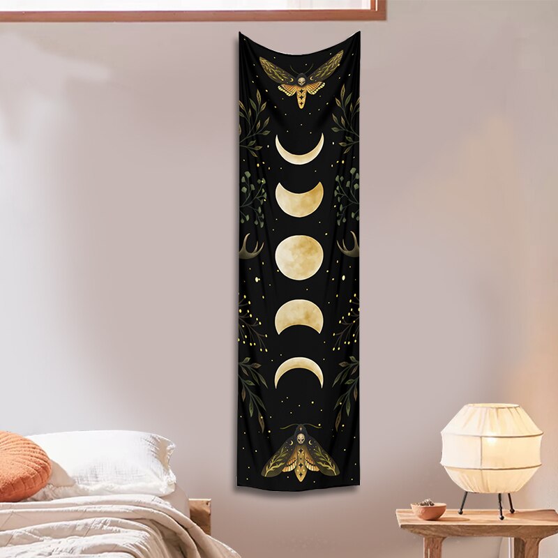 Moon Phase Tapestry Wall Hanging - The Witchy Gypsy