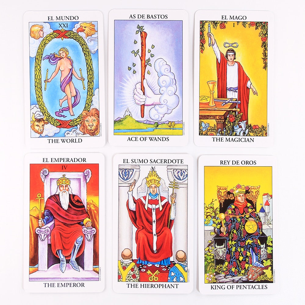 Español Rider Tarot Cards in Spanish