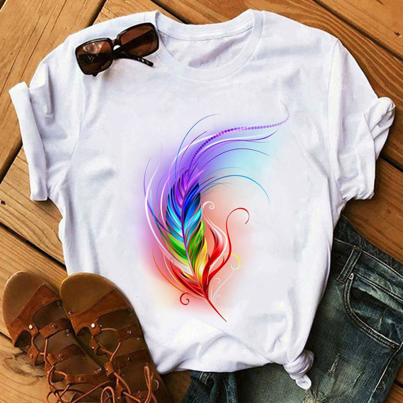 Colorful Butterfly Enfinity T Shirt - The Witchy Gypsy