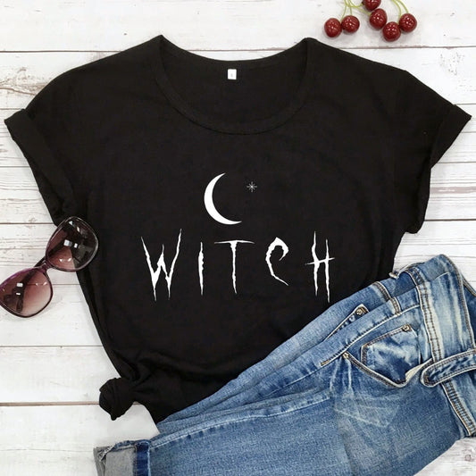 Witch Star Moon T Shirt Short - The Witchy Gypsy