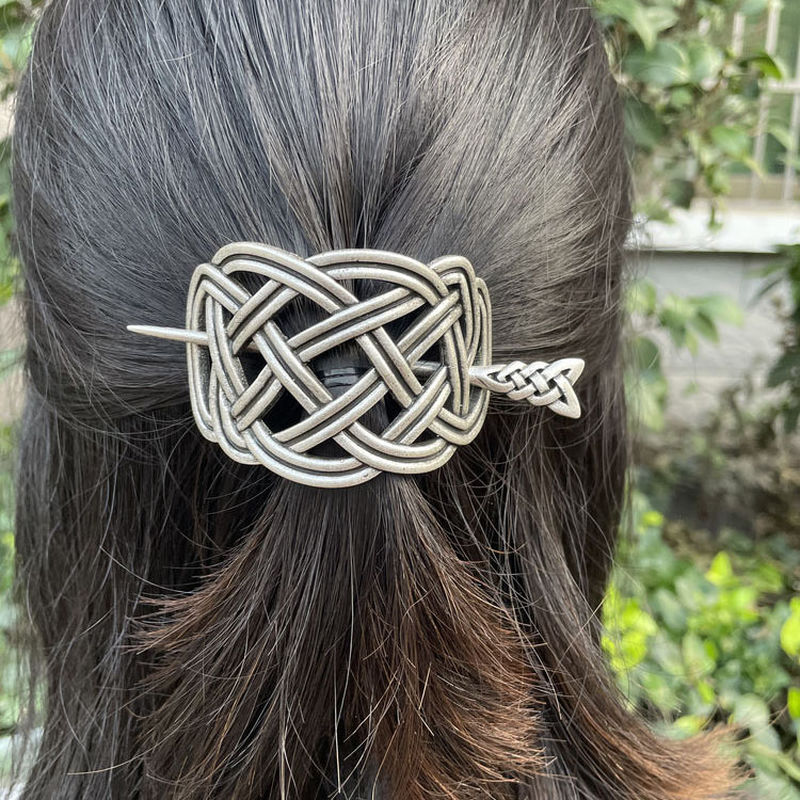 Norse Viking hair clip barrette - The Witchy Gypsy