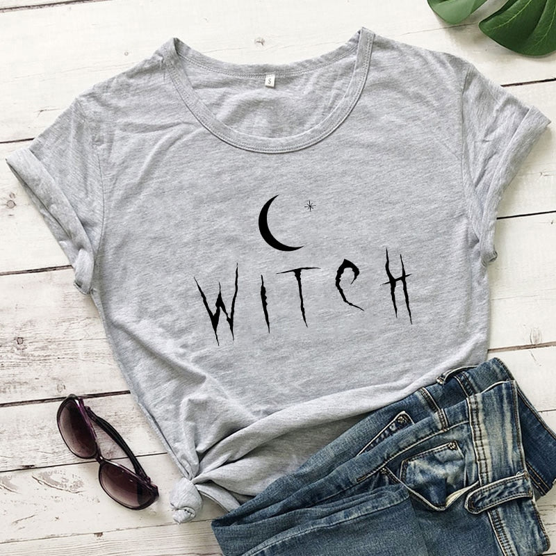 Witch Star Moon T Shirt Short - The Witchy Gypsy