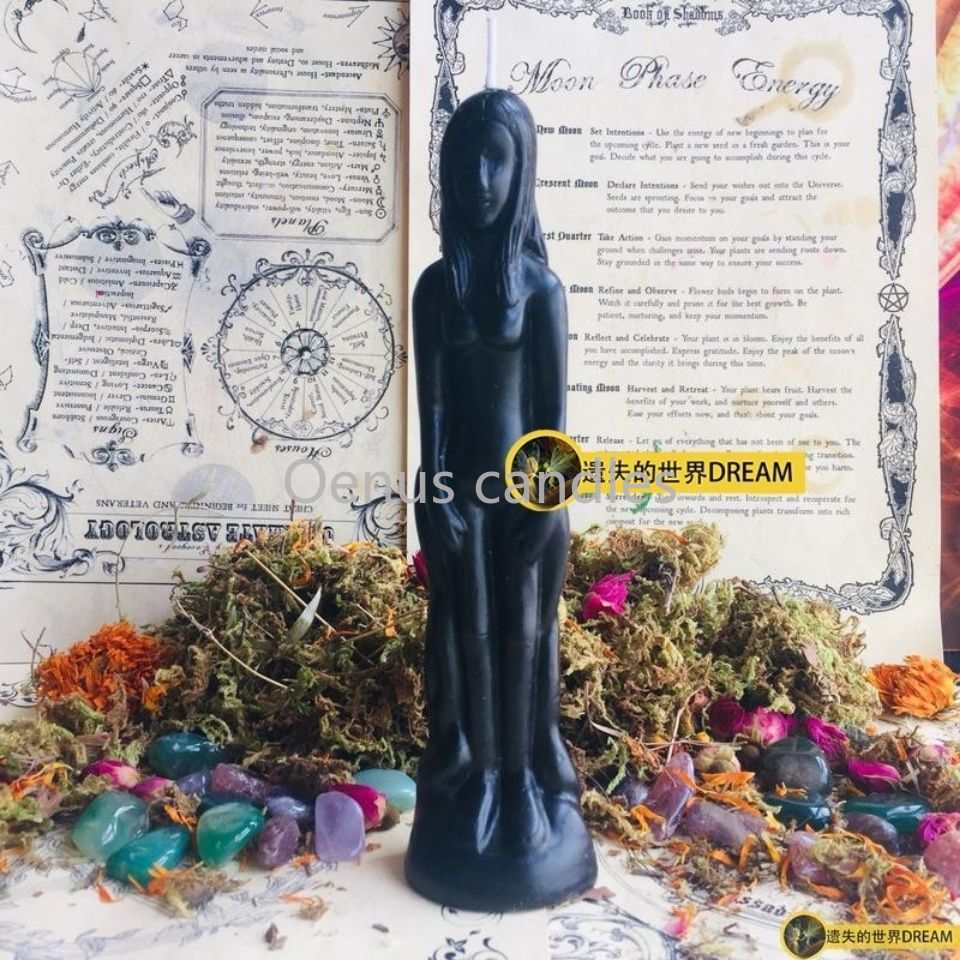 Colored Candle Ritual Female Male Figure - The Witchy Gypsy