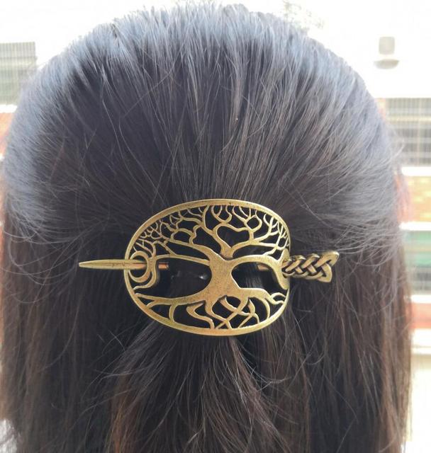 Norse Viking hair clip barrette - The Witchy Gypsy