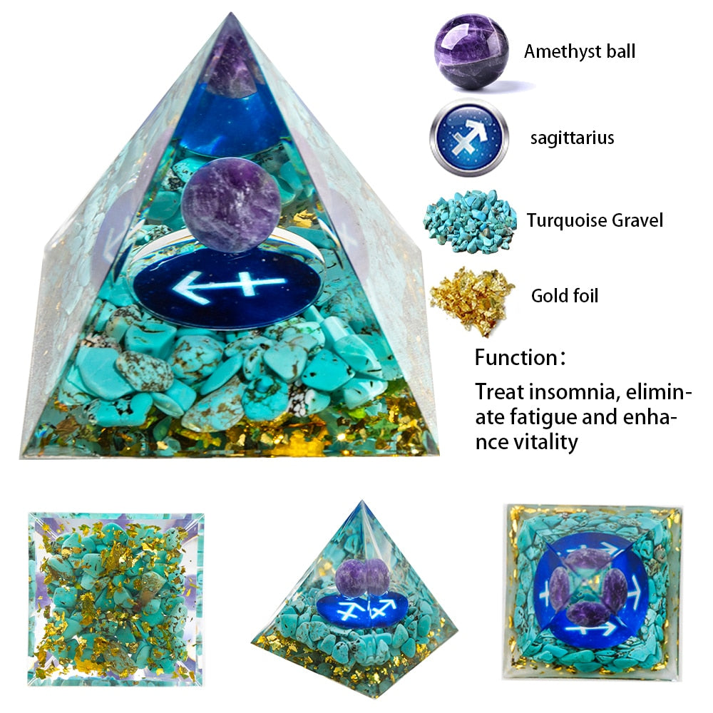 Natural Crystal Energy Generator Pyramid - The Witchy Gypsy