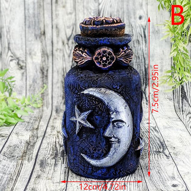 Celestial Moon Potion Jar - The Witchy Gypsy