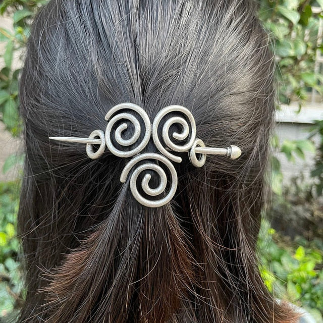 Norse Viking hair clip barrette - The Witchy Gypsy