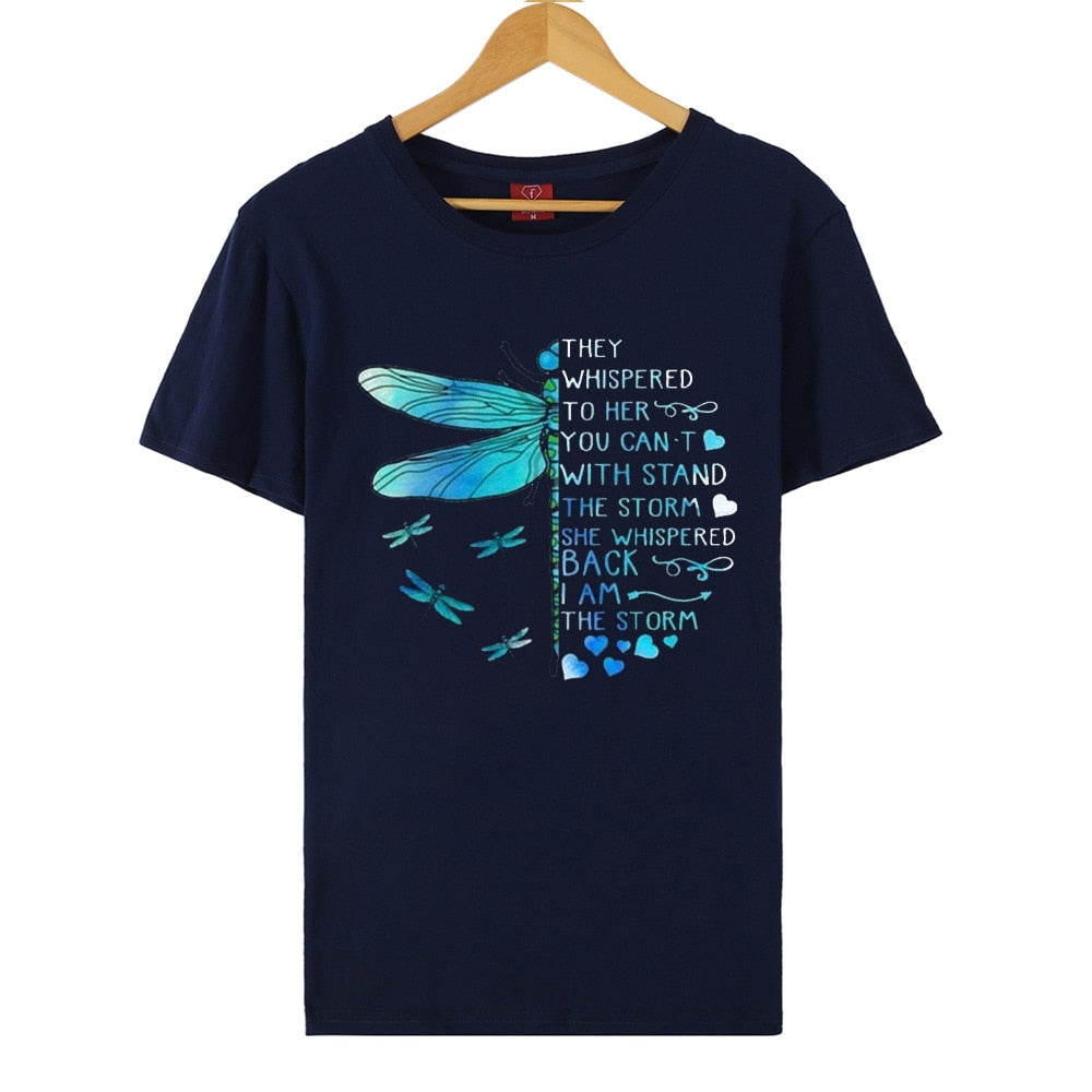 Blue dragonfly Women T Shirt - The Witchy Gypsy