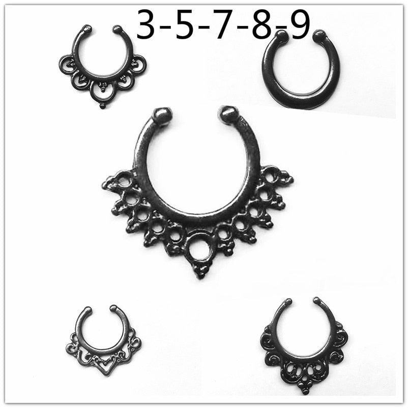 5 PCS Set Faux Septum Piercing - The Witchy Gypsy