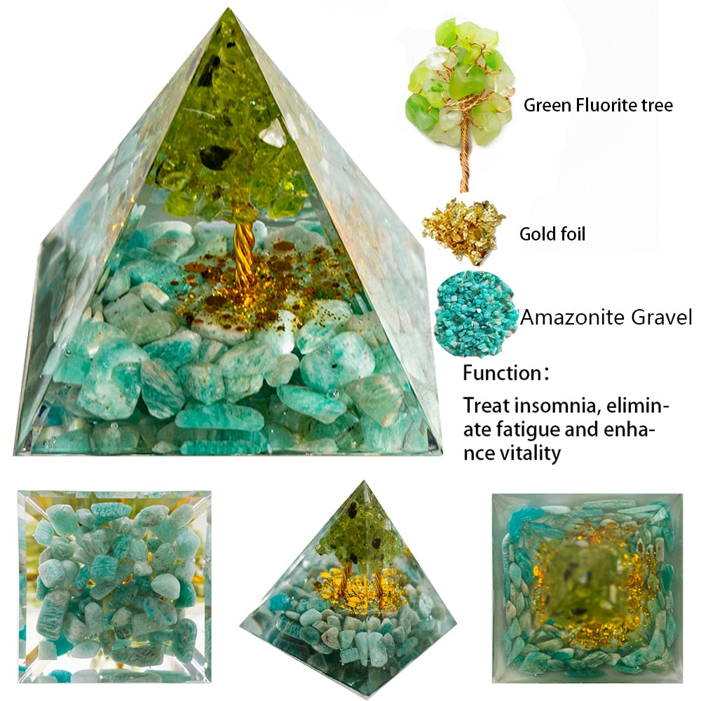 Natural Crystal Energy Generator Pyramid - The Witchy Gypsy