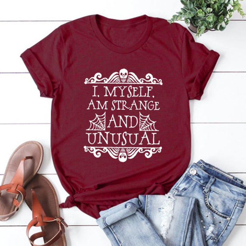 Vintage Tshirt, I Myself Am Strange and Unusual Tshirt- The Witchy Gypsy