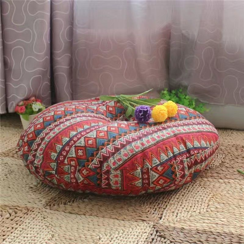 New Boho Luxury Fashion Thickened Removable and Washable Cotton and Linen Futon Cushion- The Witchy Gypsy