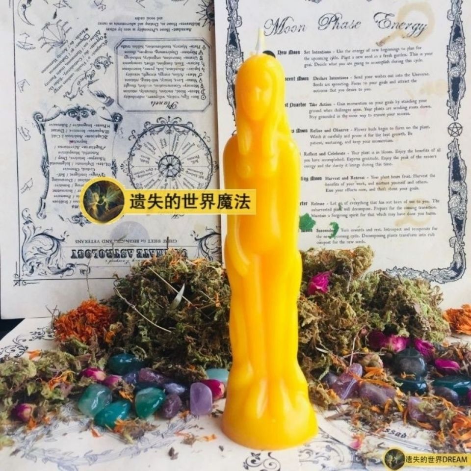 Colored Candle Ritual Female Male Figure - The Witchy Gypsy