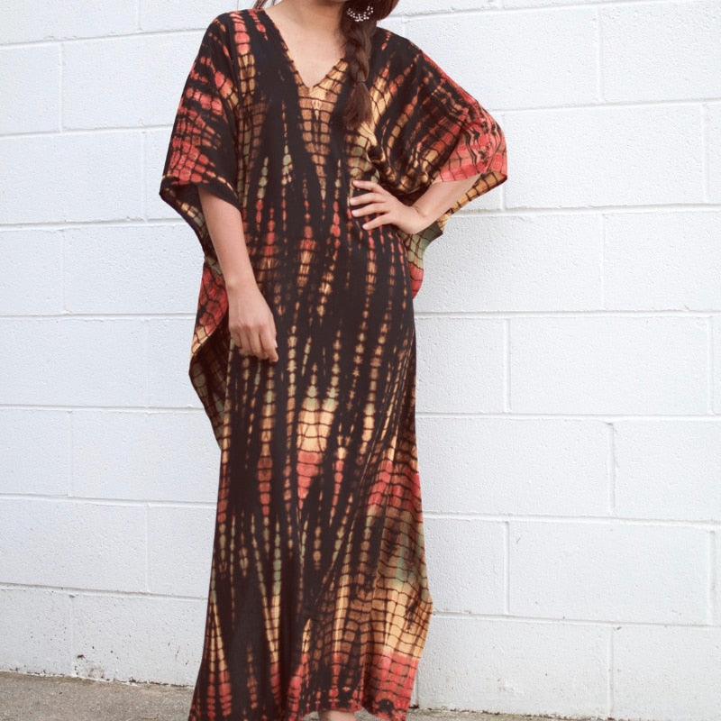 Bohemian Striped Women's Dress - The Witchy Gypsy