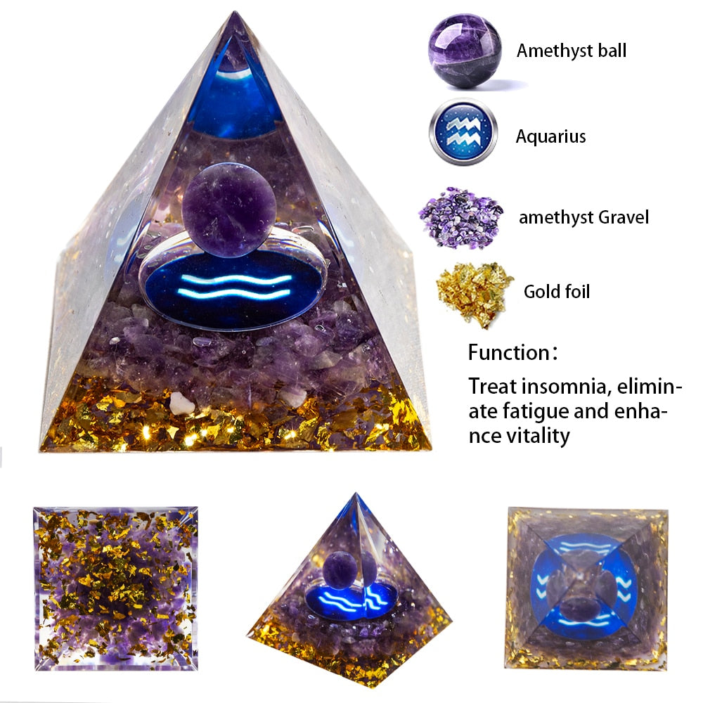 Natural Crystal Energy Generator Pyramid - The Witchy Gypsy