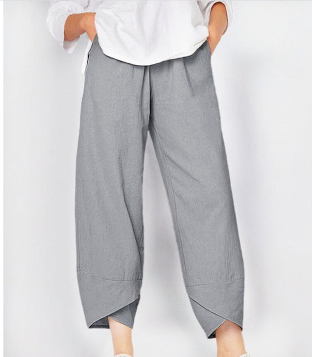 Bohemian Cotton Loose Casual Pants, Boho pants, Harun Pants - The Witchy Gypsy