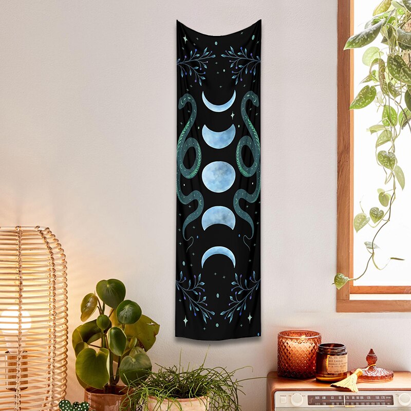 Moon Phase Tapestry Wall Hanging - The Witchy Gypsy