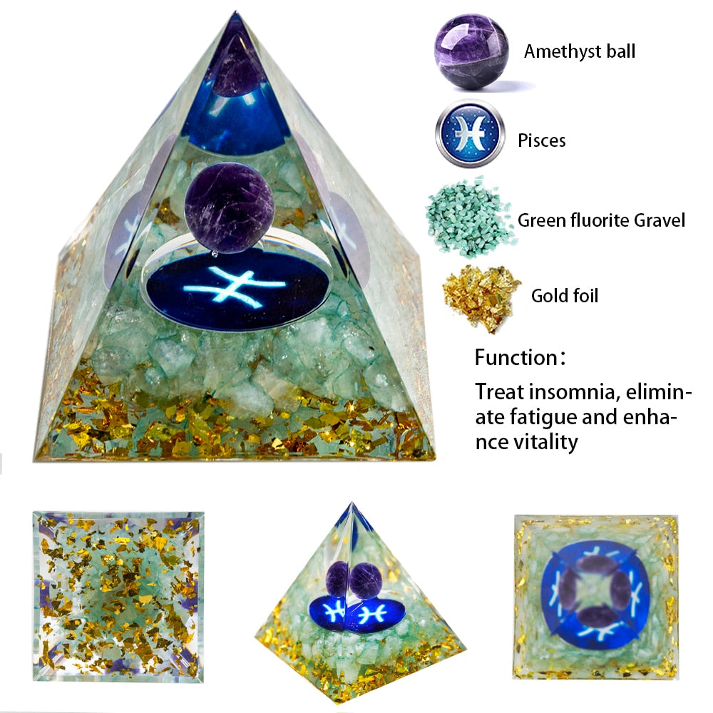 Natural Crystal Energy Generator Pyramid - The Witchy Gypsy